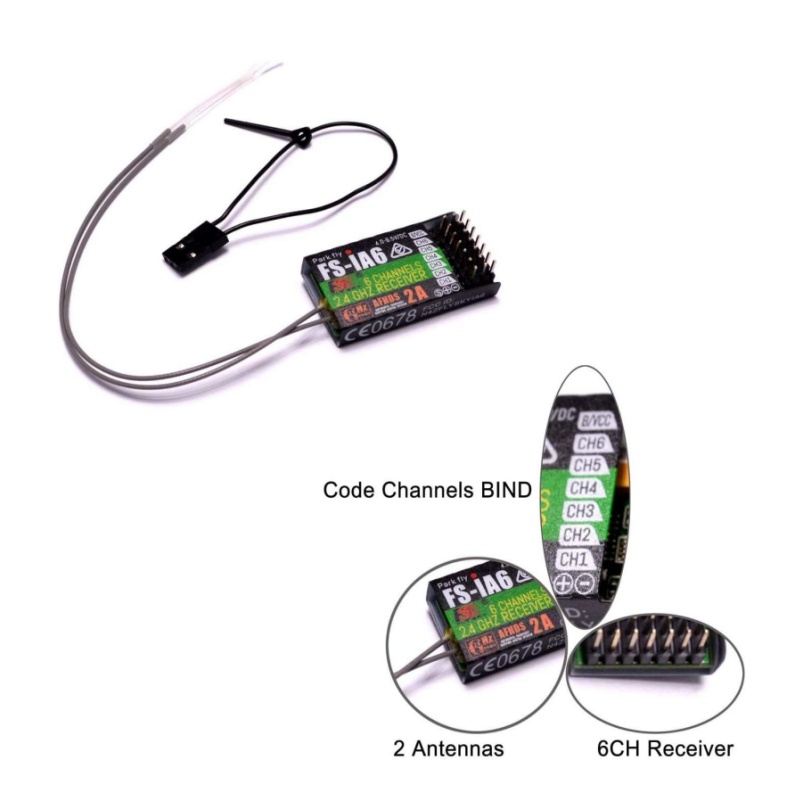 Flysky FS-IA6 Receiver 6CH Dua – Fpv Drone Battery recenzja i cena