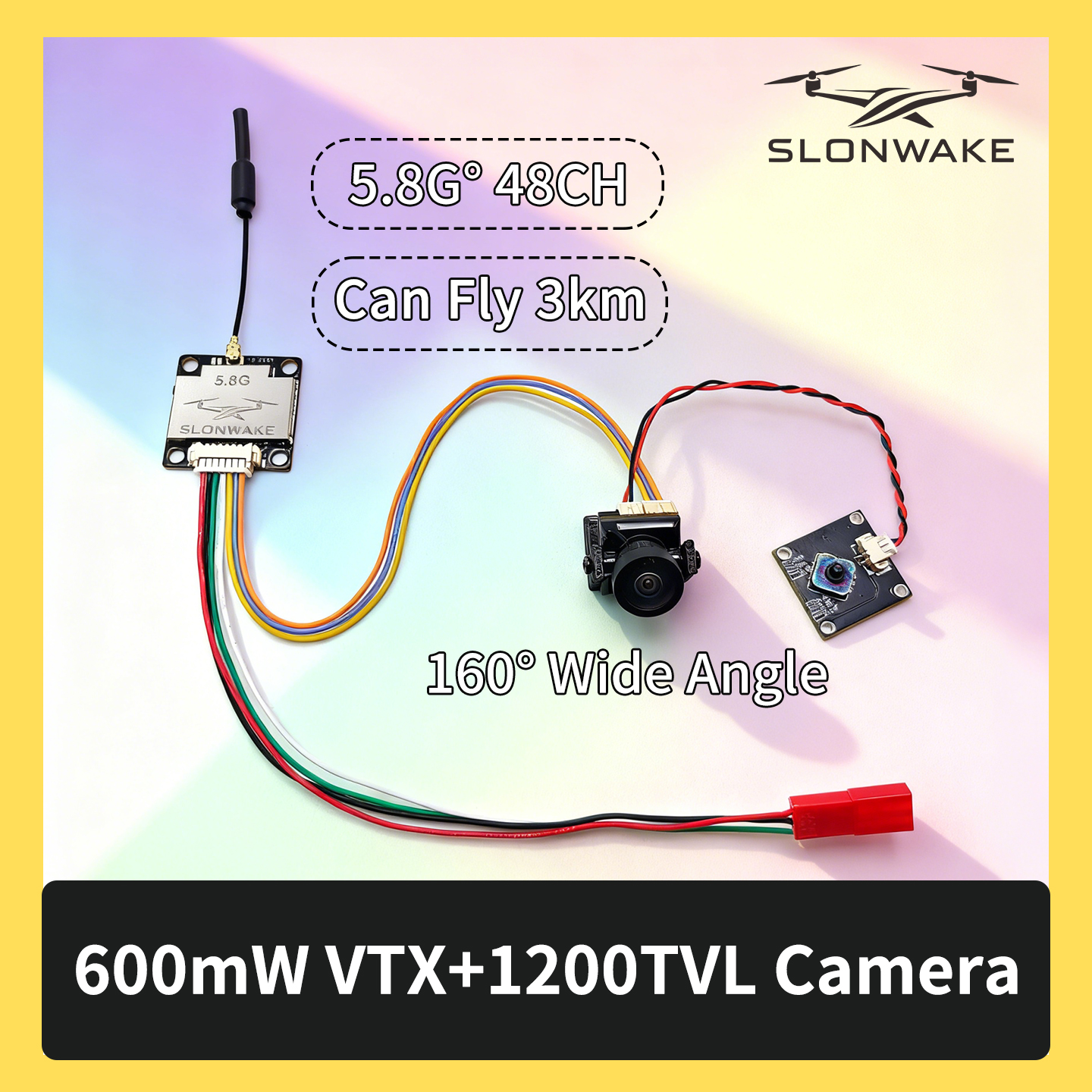 SLONWAKE 5.8G 600mW 7-24V FPV  – Fpv Drone Receiver recenzja i cena