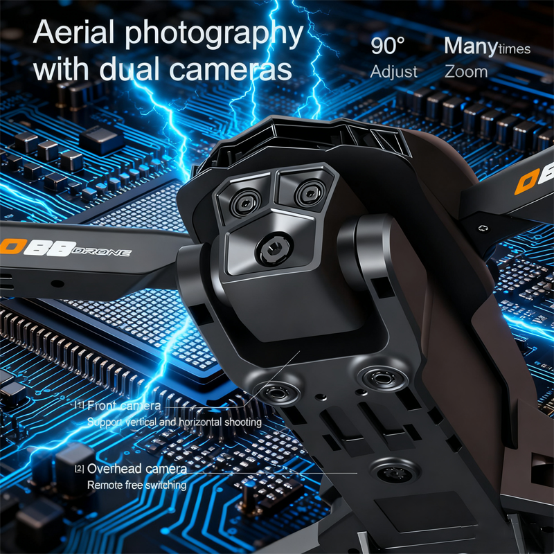 Lenovo D88 Drone 8K Aerial HD  – Fpv Drone Charger recenzja i cena