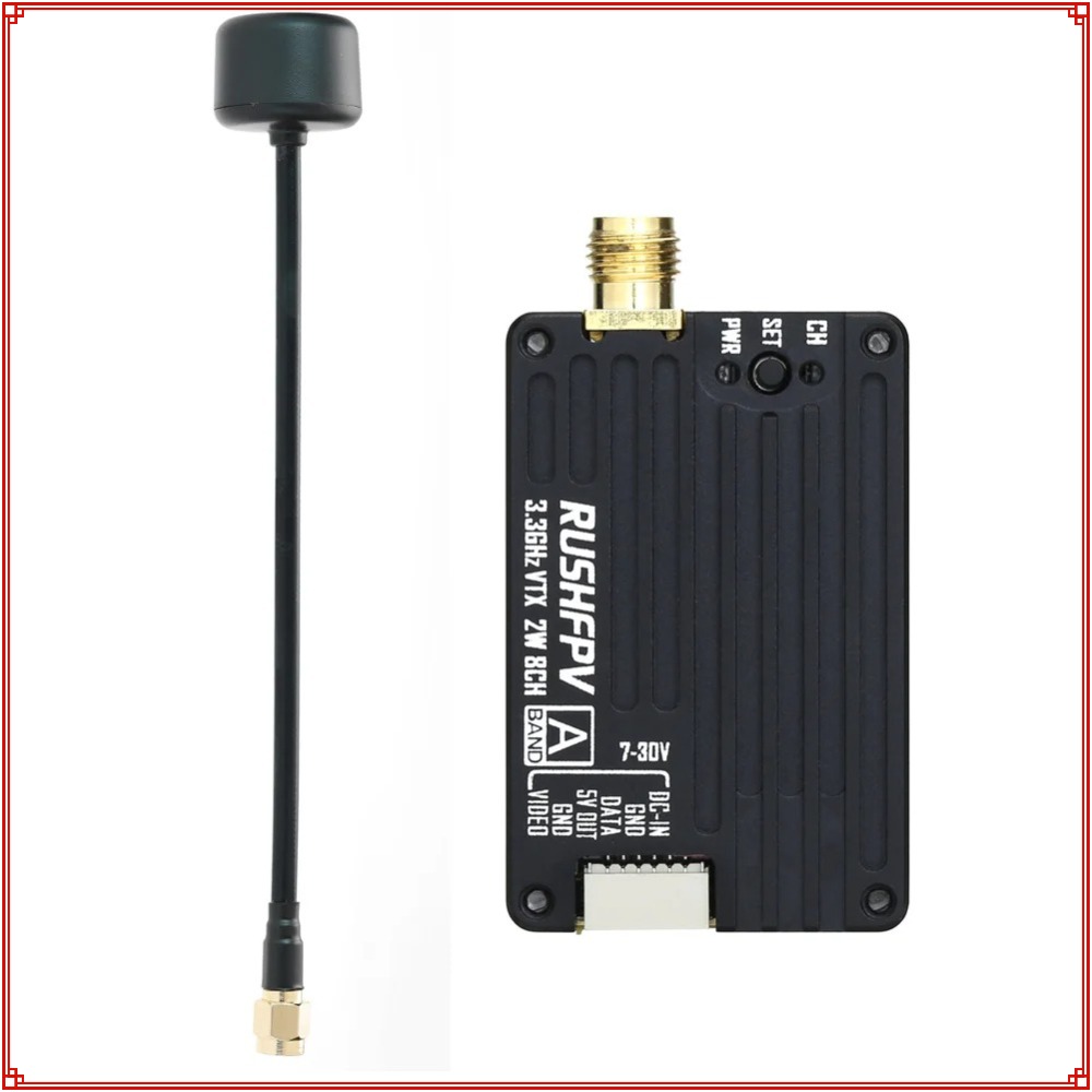 2026 New RUSHFPV 3.3G 2W VTX T – Fpv Drone Receiver recenzja i cena