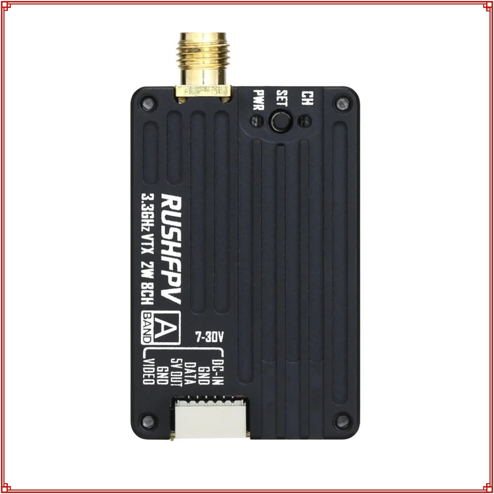 2026 New RUSHFPV 3.3G 2W VTX T – Fpv Drone Receiver recenzja i cena