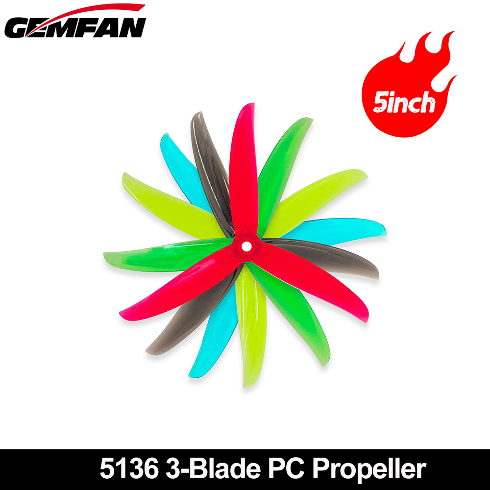 Gemfan VANOVER 5136 3 Blade PC – Fpv Drone Quadcopter recenzja i cena
