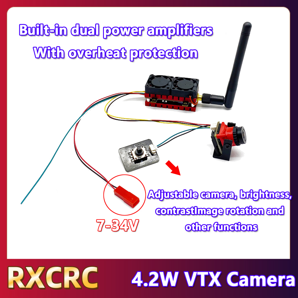RXCRC 5.8G 48CH 4.2W High Powe – Fpv Drone Receiver recenzja i cena