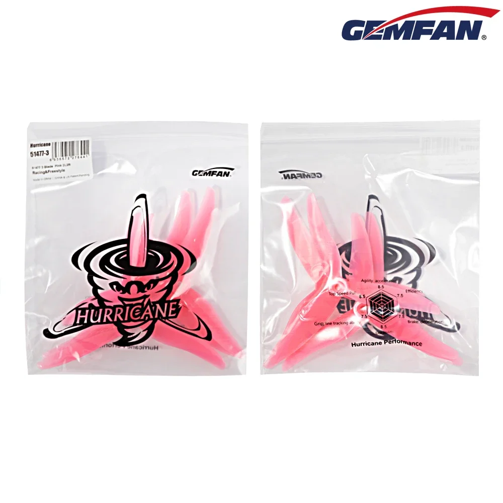 10Pairs (10CW + 10CCW) Gemfan  – Fpv Drone Propeller recenzja i cena
