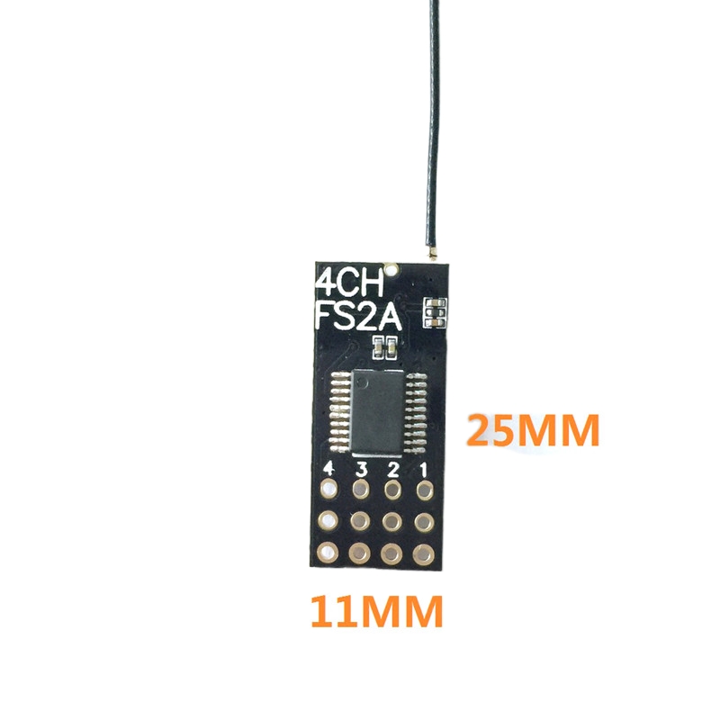 Flysky FS2A Mini Receiver 4CH  – Fpv Drone Battery recenzja i cena