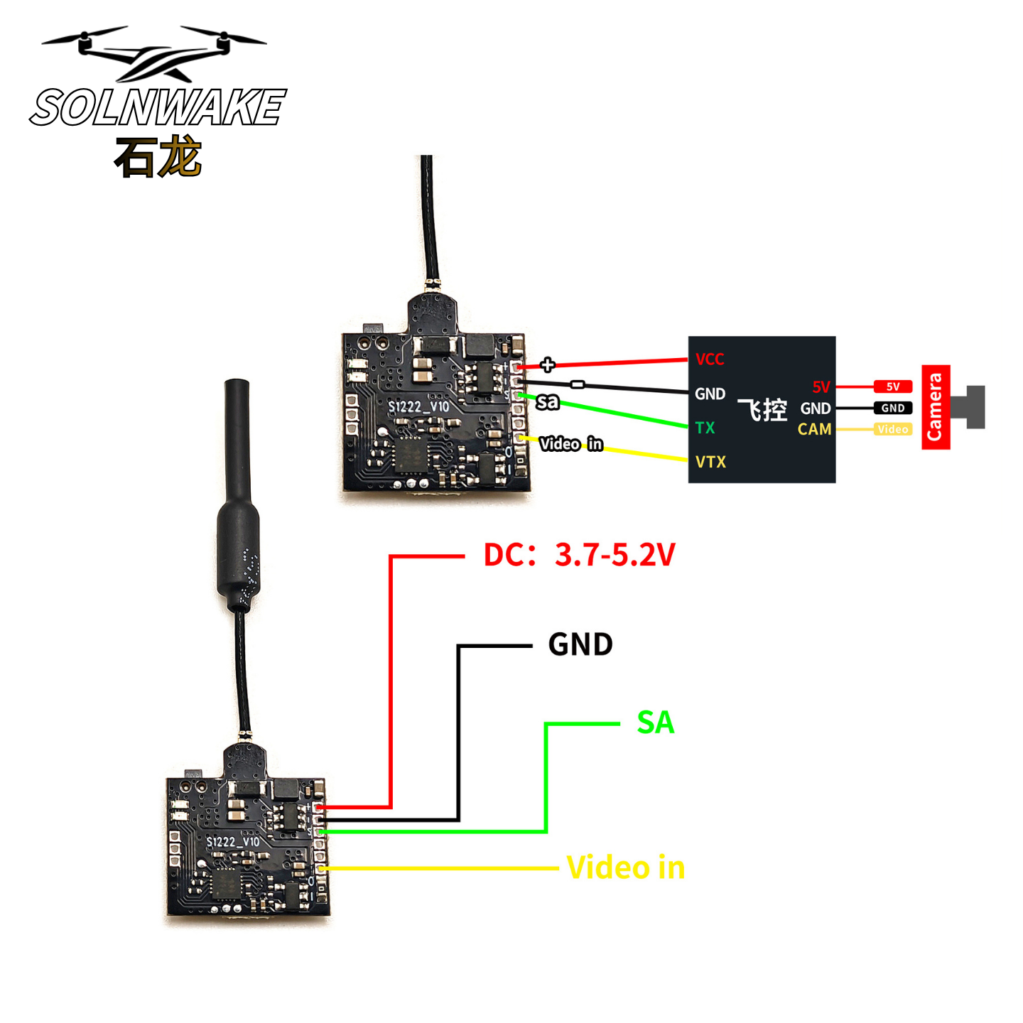 SLONWAKE Nano 5.8G 48CH 200mW  – Fpv Drone Transmitter recenzja i cena