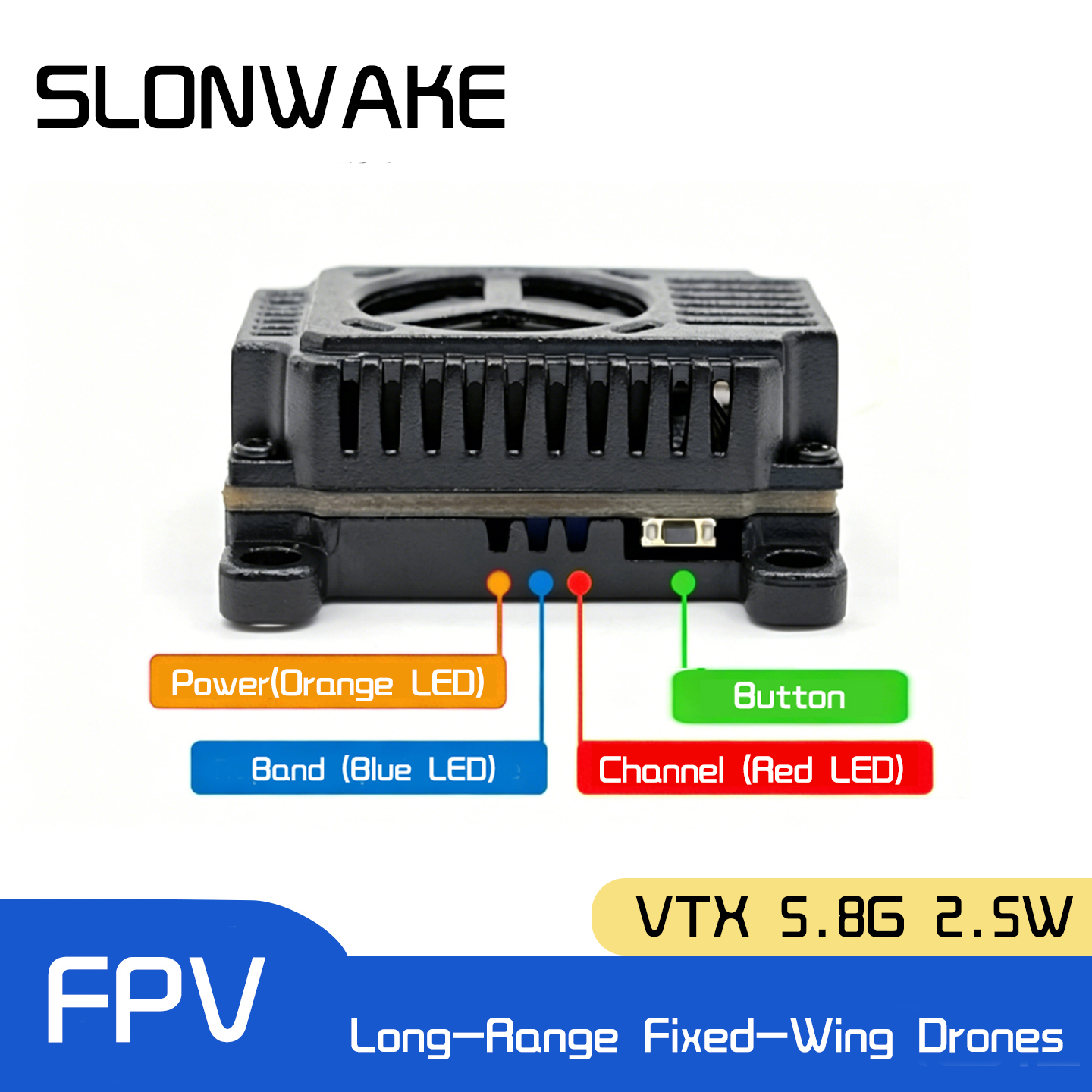 SLONWAKE 5.8G 48CH FPV Transmi – Fpv Drone Vtx recenzja i cena