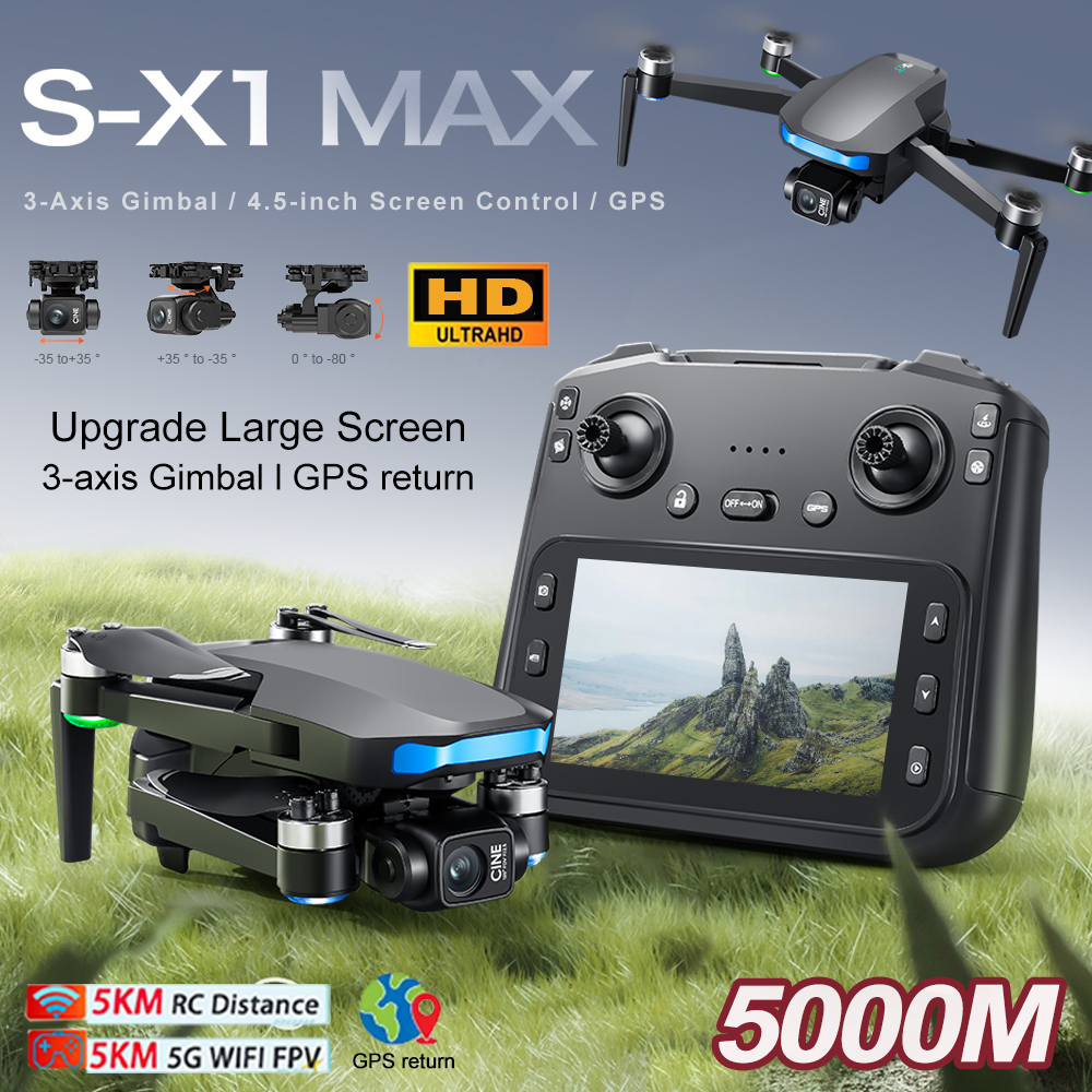 New S-X1 MAX Drone GPS 8K Prof – Fpv Drone Charger recenzja i cena