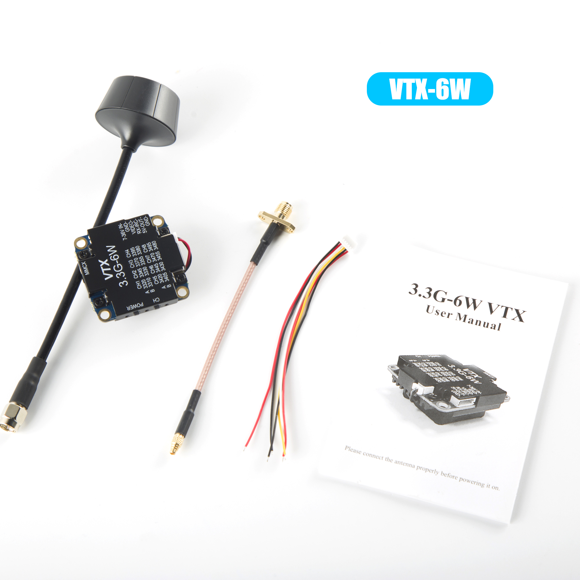 FPV Video Transmitter 3.3G 6W  – Fpv Drone Vtx recenzja i cena