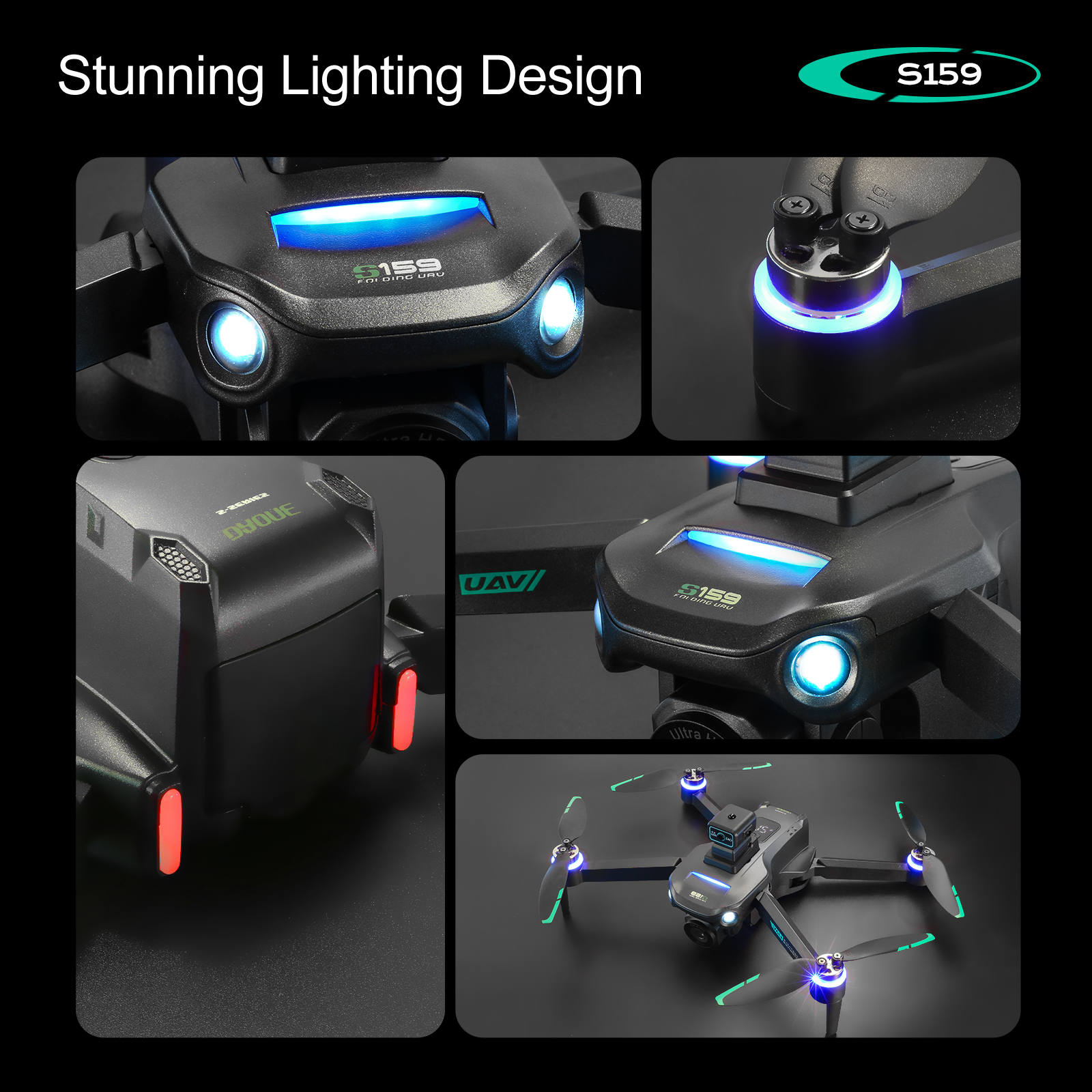 S159 GPS Drone 4K Profesional  – Fpv Drone Charger recenzja i cena